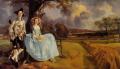 man and woman - Mr and Mrs Andrews :: Thomas Gainsborough