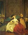 Romantic scenes in art and painting - The Reluctant Bride :: Auguste Toulmouche
