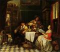 Interiors in art and painting - The Musician :: Baron Jan August Hendrik Leys 