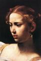 Judith Beheading Holofernes [detail- 1] :: Caravaggio