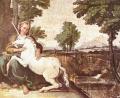mythology and poetry - The Maiden and the Unicorn :: Domenichino