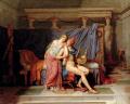 mythology and poetry - The Courtship of Paris and Helen :: Jacques-Louis David