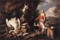 mythology and poetry - Diana with Her Hunting Dogs beside Kill  :: Jan Fyt