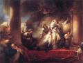 mythology and poetry - Coresus Sacrificing himselt to Save Callirhoe :: Jean-Honore Fragonard