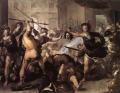 mythology and poetry - Perseus Fighting Phineus and his Companions :: Luca Giordano