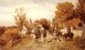 History painting - The Approaching Cavalry :: Alfred Ritter von Malheim Friedlander