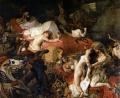 Antique world scenes - The Death of Sardanapalus :: Eugene Delacroix
