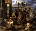 History painting -  The Entry of the Crusaders into Constantinople :: Eug&#1080;ne Delacroix