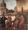 History painting - Arrival of the English Ambassadors [detail- 2] :: Vittore Carpaccio