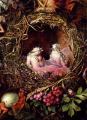 Fantasy in art and painting - Fairies In A Bird s Nest (detail 1) :: John Anster Fitzgerald