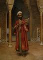 scenes of Oriental life (Orientalism) in art and painting - Arab Paris Guard :: Maria Martinetti