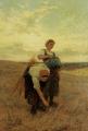 Village life - The Gleaners :: Frederick Morgan
