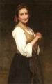 7 female portraits ( the end of 19 centuries ) in art and painting - A Young Shepherdess :: Eugenie Marie Salanson