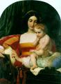 Woman and child in painting and art - The Childhood of Pico della Mirandola :: Paul Delaroche