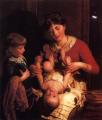 Woman and child in painting and art - See-Saw, Margery Day :: Seymour Joseph Guy