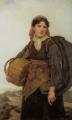 7 female portraits ( the end of 19 centuries ) in art and painting - The Fishergirl :: Eugenie Marie Salanson