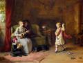 Woman and child in painting and art - The Sword Dance :: George Bernard O'Neill