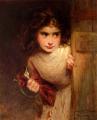 Portraits of young girls in art and painting - Home From School :: George Elgar Hicks