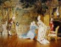 Romantic scenes in art and painting - The Admirer :: Johann Hamza