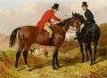 Horses in art - At the Meet  :: John Frederick Herring