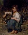 Portraits of young girls in art and painting - The woodcutter's daughter :: Leon Bazile Perrault 