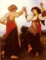 7 female portraits ( the end of 19 centuries ) in art and painting - The Tarantella :: Leon Bazile Perrault 