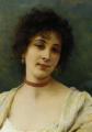 7 female portraits ( the end of 19 centuries ) in art and painting - Elegant Lady :: Eugene de Blaas