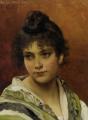 Young beauties portraits in art and painting - Young Beauty :: Eugene de Blaas