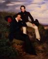 men's portraits 19th century (first half) - A Day In the Country :: Louis Eugene Coedes