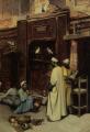 scenes of Oriental life (Orientalism) in art and painting - The Walk in Cairo :: Rudolphe Weisse