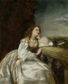 Art scenes from literary works -  Juliet, 'O That I Were A Glove Upon That Hand' :: William Powell Frith 