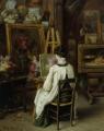 Interiors in art and painting - In The Artists Studio :: Eugene Claude