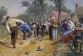 Village life - Playing Boules iin a Flemish Village :: Remy Cogghe