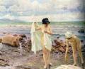 Nu in art and painting - Bathing Women :: Paul Gustave Fischer 
