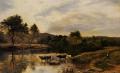 Landscapes with cows - The Wye :: Sidney Richard Percy