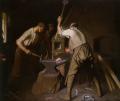Interiors in art and painting - Our Blacksmith :: Sir George Clausen
