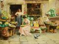 Street and market genre scenes - Fruit Sellers :: Stefano Novo