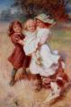 Children's portrait in art and painting - Good Friends :: Frederick Morgan