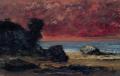 Coastal landscapes - After the navy blue storm :: Gustave Courbet