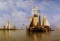 Sea landscapes with ships - Shipping off the Dutch Coast :: Paul-Jean Clays