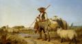 Village life - A Spanish Shepherd :: Richard Ansdell