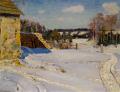 winter landscapes - Winter Landscape :: Sergei Arsenievich Vinogradov