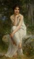 Antique beauties in art and painting -  The Flute Player :: Charles Amable Lenoir