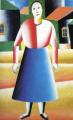8 female portraits hall - Girl in the Country :: Kazimir Malevich