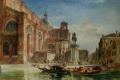 Venice - The Church of St Giovanni e Paolo with the Statue of Colleoni :: Edward Angelo Goodall 