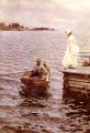 Romantic scenes in art and painting - Summer Fun :: Anders Zorn