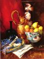 Still-lives with fruit - A Still Life with a Bowl of Fruit :: Antoine Vollon