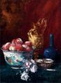 Still-lives with fruit - Still Life With Peaches :: Antoine Vollon