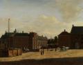 Architecture - Plaats with The Binnenhof and The Gevangenport The Hague:: Gerrit Adriaensz. Berckheyde