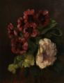 flowers in painting - Bunch of flowers :: Gustave Courbet